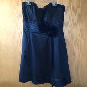 Strapless cocktail dress
